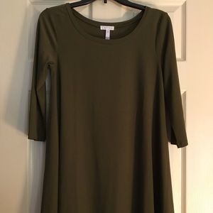 Leith Olive green dress